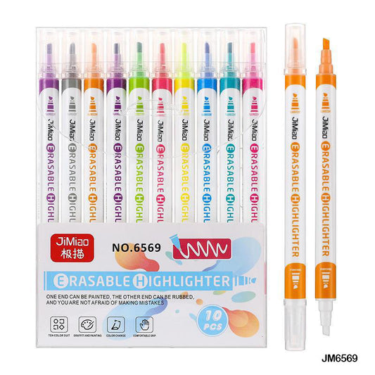 Gift To Love | Erasable Highlighter Pen | Pcs : 10 Color | Code : JM6569