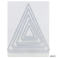Gift To Love | Cutting Dies Metal Triangle Design | Pcs : 5 In 1 | Code : JMD075