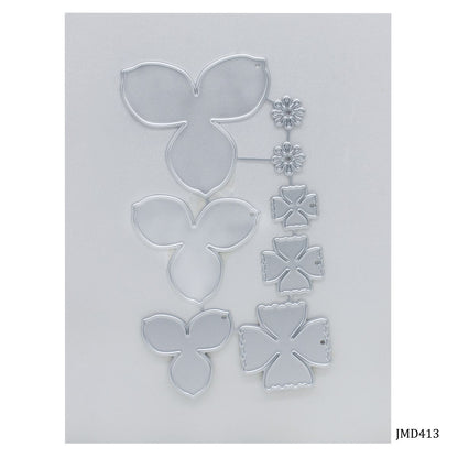 Gift To Love | Cutting Dies Metal Flower Set | Pcs : 8 In 1 | Code : JMD413
