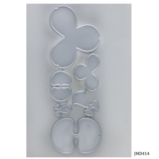 Gift To Love | Cutting Dies Metal Body Parts Set | Pcs : 6 In 1 | Code : JMD414