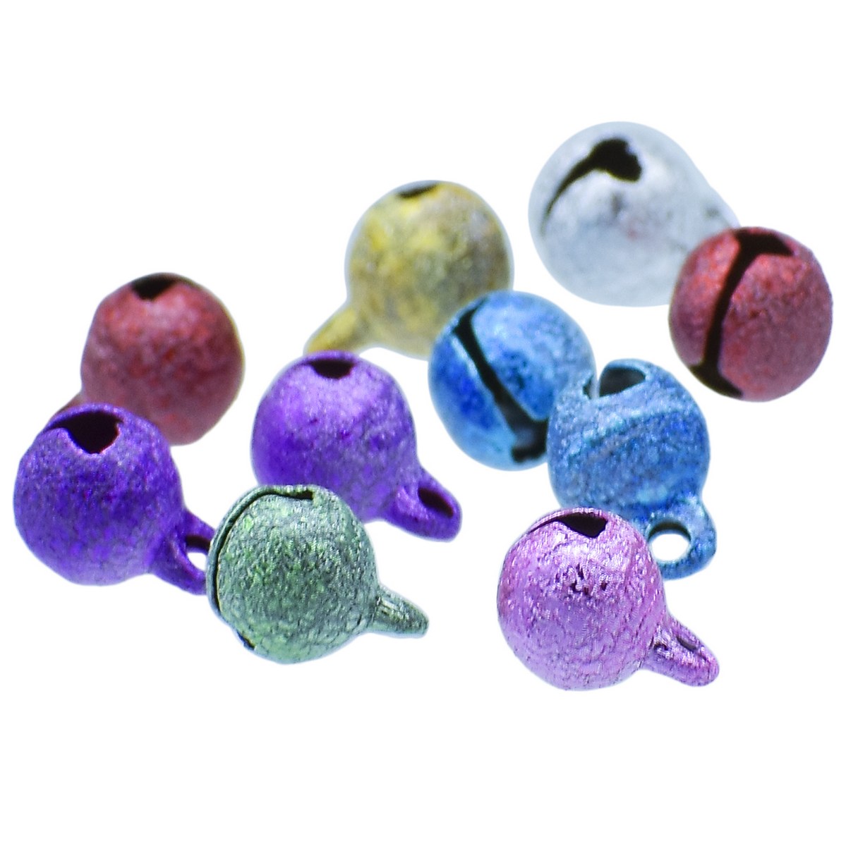 Gift To Love | Mini Metal Bells | Color : Dark Polish | Size : 6 Mm | Pcs : 10 Pcs | Code : JMMB16