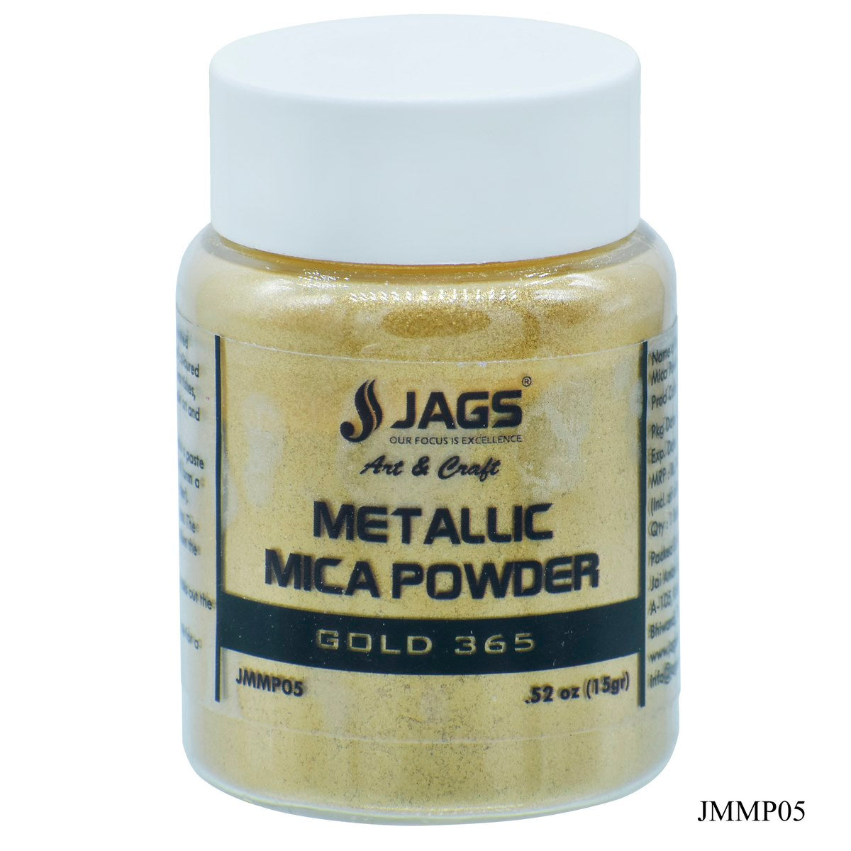 Gift To Love | Metallic Mica Powder Gold | Size : 15 Gms | Code : JMMP05