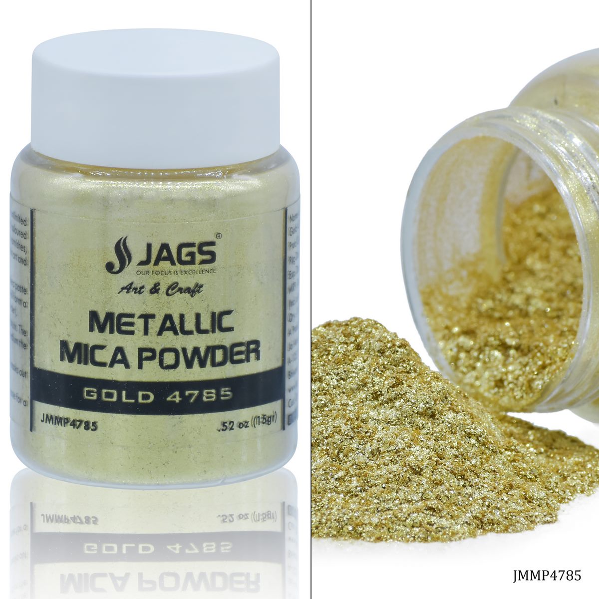 Gift To Love | Metallic Mica Powder Gold | Size : 15 Gms | Code : JMMP4785
