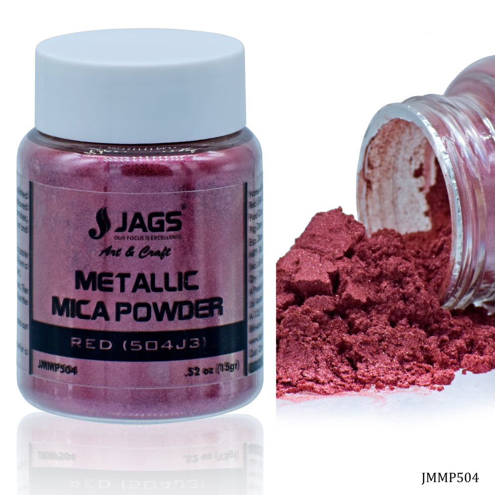 Gift To Love | Metallic Mica Powder Red | Size : 15 Gms | Code : JMMP504