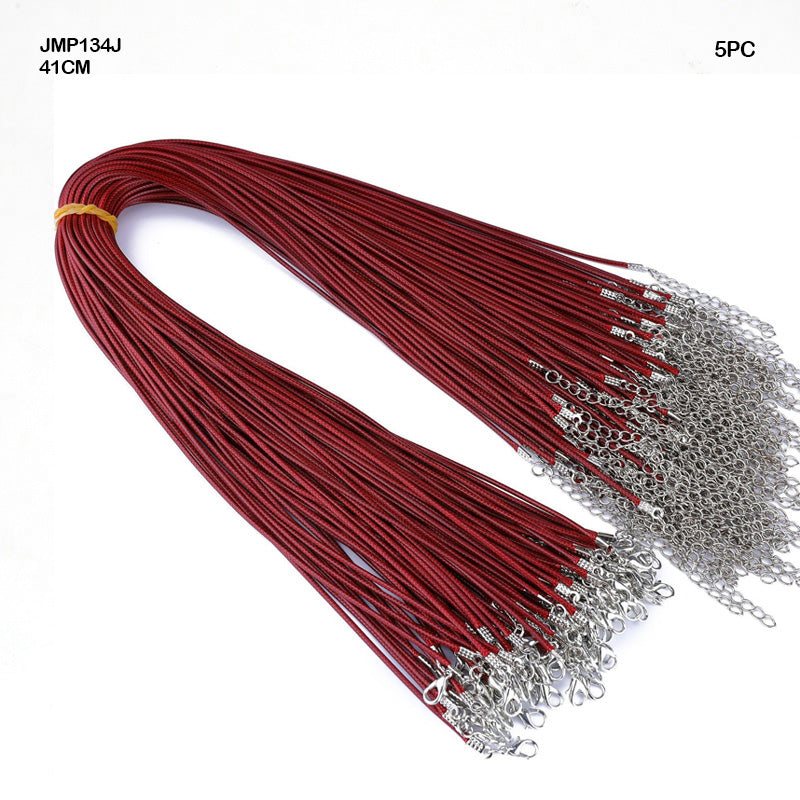 Gift To Love | Lobster Buckle Leather Rope | Size : 41 Cm | Pcs : 5 Pcs | Code : JMP134J
