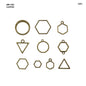 Gift To Love | Jewelry Material | Color : Copper | Pcs : 10 Pcs | Code : JMP138C