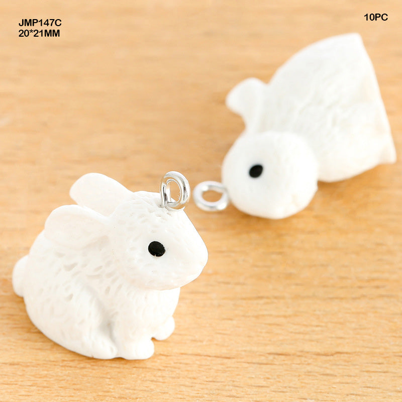 Gift To Love | Rabbit Pendants | Size : 20 Mm X 21 Mm | Pcs : 10 Pcs | Code : JMP147C