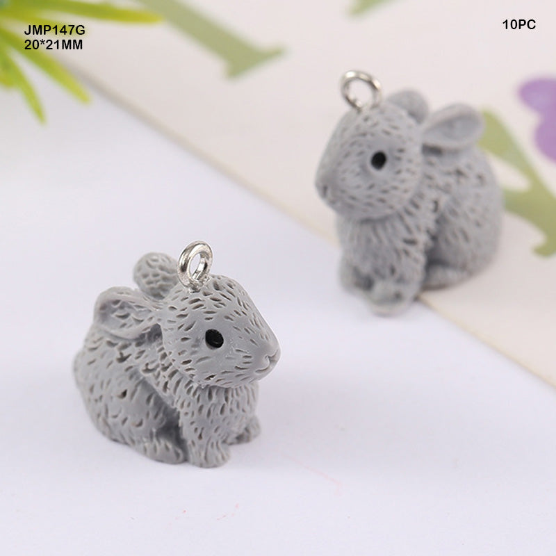Gift To Love | Rabbit Pendants | Size : 20 Mm X 21 Mm | Pcs : 10 Pcs | Code : JMP147G