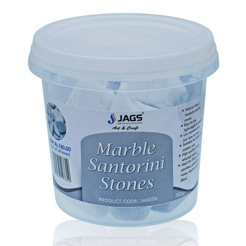 Gift To Love | Jags Marble Santorini Stones Flat 500 Grey White | Code : JMSS06