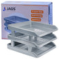 Gift To Love | Jags Plastic 3 Layer Tray Multifunctional Grey | Code : JP3L02