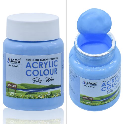 Gift To Love | Jags Premium Acrylic Colour 40ML Sky Blue | Code : JPAC02