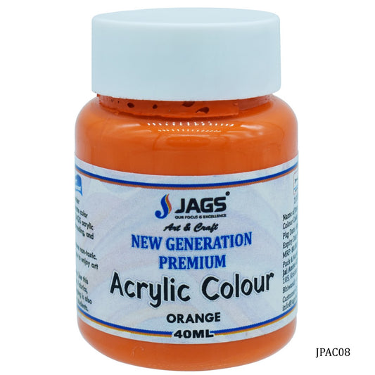 Gift To Love | Premium Acrylic Colour | Color : Orange | Size : 40 Ml | Code : JPAC08