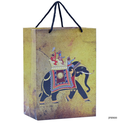 Gift To Love | Paper Bag Decorated Elephant | Size : A4 | Code : JPBM00