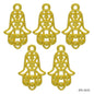 Gift To Love | Metal Craft Fitting | Color : Gold | Pcs : 5 Pcs | Code : JPG-2632