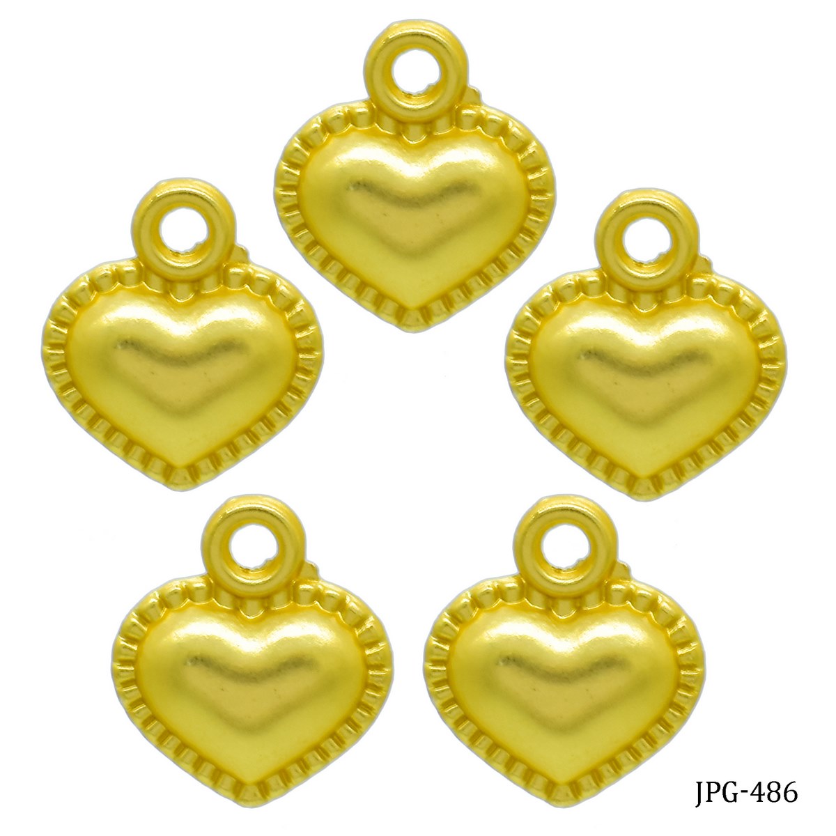 Gift To Love | Metal Craft Fitting | Color : Gold | Pcs : 5 Pcs | Code : JPG-486
