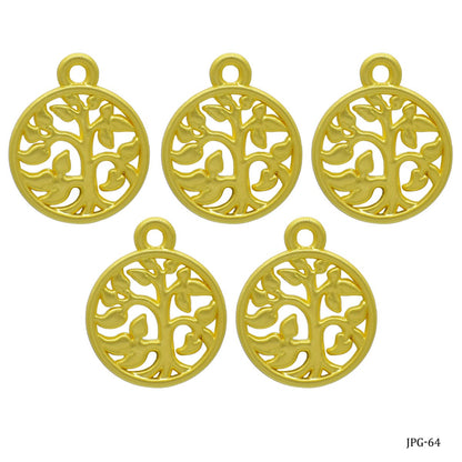 Gift To Love | Metal Craft Fitting | Color : Gold | Pcs : 5 Pcs | Code : JPG-64