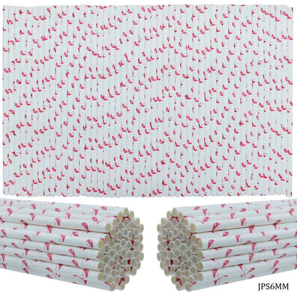 Gift To Love | Decorative Pipe Paper Straw | Pcs : 50 Pcs | Code : JPS6MM