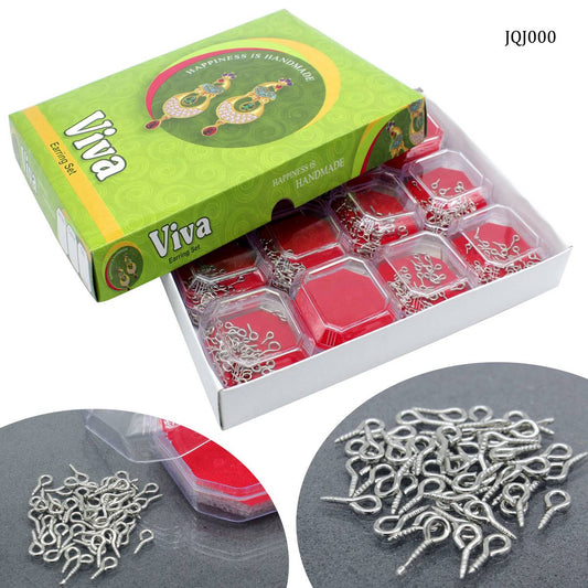 Gift To Love | Jewellery Q-Hooks | Color : Chrome | Size : 10 Gm | Code : JQJ000
