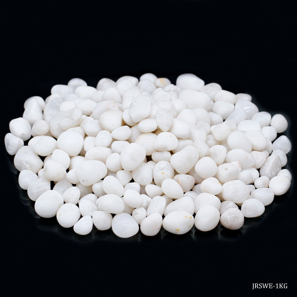 Gift To Love | Resin Stone Mini | Color : Milky White | Size : 1 Kg | Code : JRSWE-1KG