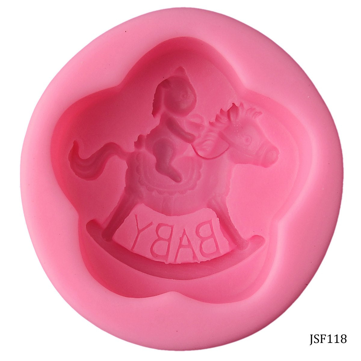 Gift To Love | Silicone Mould Wooden Horse | Code : JSF118