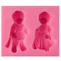 Gift To Love | Silicone Mould Couple Teddy | Code : JSF265