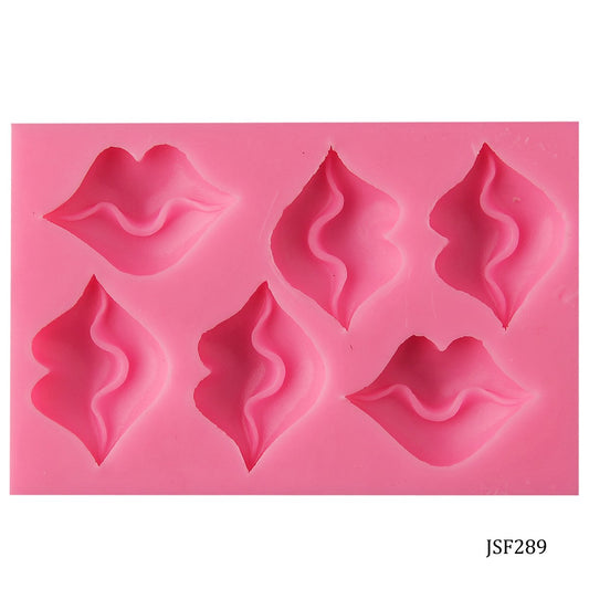 Gift To Love | Silicone Mould Lips | Pcs : 6 Pcs | Code : JSF289