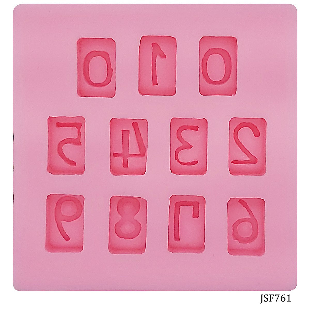 Gift To Love | Silicone Mould Block 0 To 9 | Code : JSF761