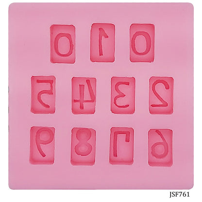 Gift To Love | Silicone Mould Block 0 To 9 | Code : JSF761