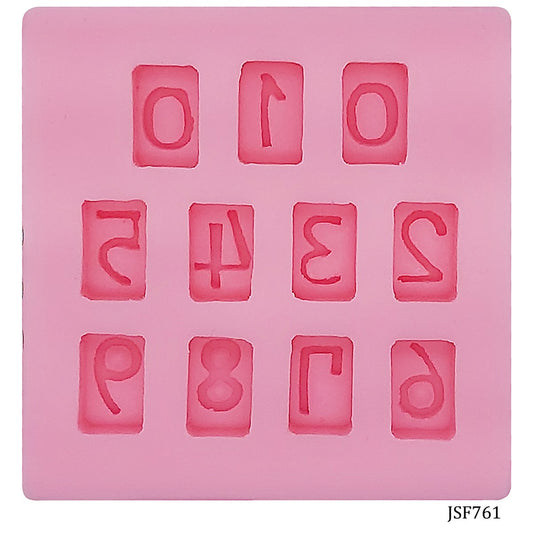 Gift To Love | Silicone Mould Block 0 To 9 | Code : JSF761
