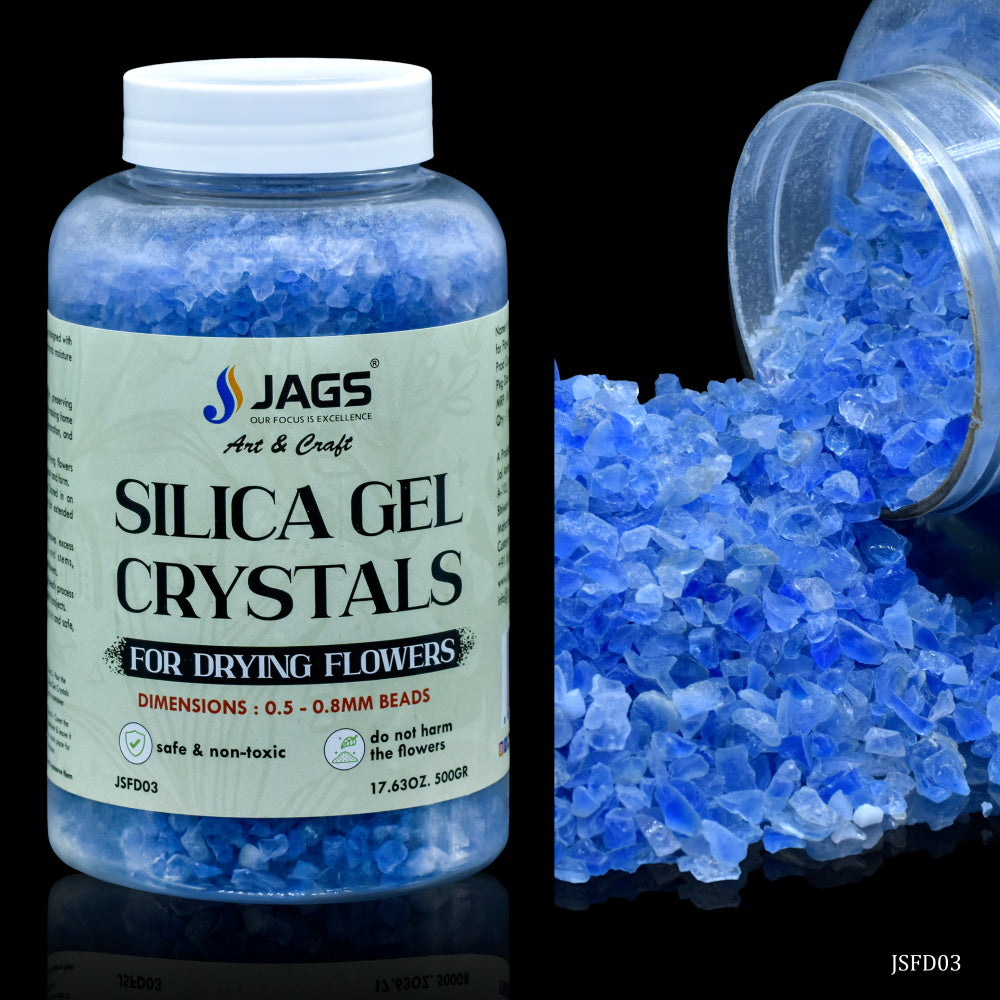 Gift To Love | Silica Flower Drying Gel | Color : Blue | Pcs : 500 Gms | Code : JSFD03