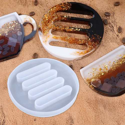Gift To Love | Jags Silicone Mould Tea Coaster Stand Design | Code : JSM128