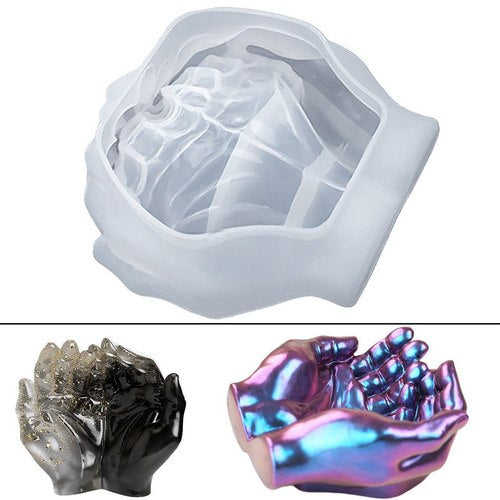 Gift To Love | Jags Silicone Mould Hand Shaped Tray | Code : JSM132