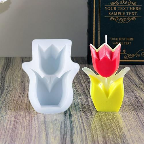 Gift To Love | Jags Silicone Mould Flower With Petal Candle | Code : JSM168