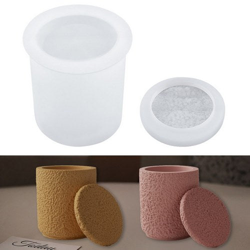 Gift To Love | Jags Silicone Mould Big Candel Pot Witth Lead | Code : JSM54