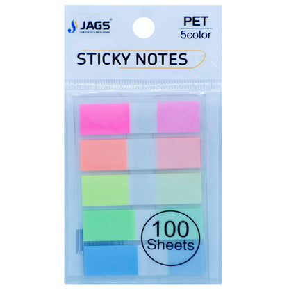 Gift To Love | Sticky Note Index Neon Tone | Pcs : 100 Sheets Pack Of 5 Colour | Code : JSNA03
