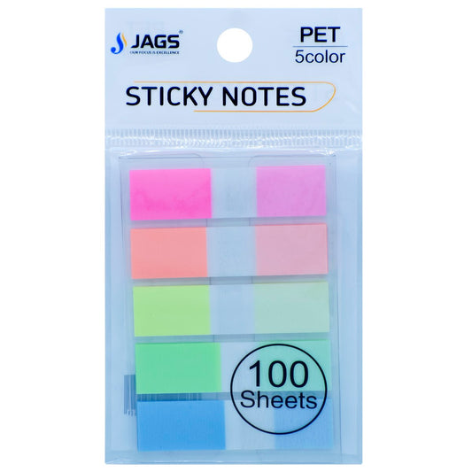 Gift To Love | Sticky Note Index Neon Tone | Pcs : 100 Sheets Pack Of 5 Colour | Code : JSNA03