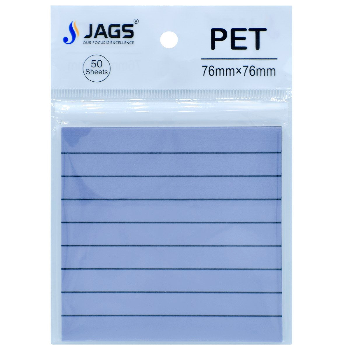 Gift To Love | Sticky Note Transparent Ruled | Size : 76 Mm X 76 Mm | Code : JSNT3X3RD