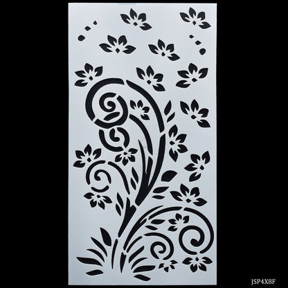 Gift To Love | Plastic Stencil | Size : 4 X 8 Inch | Code : JSP4X8F