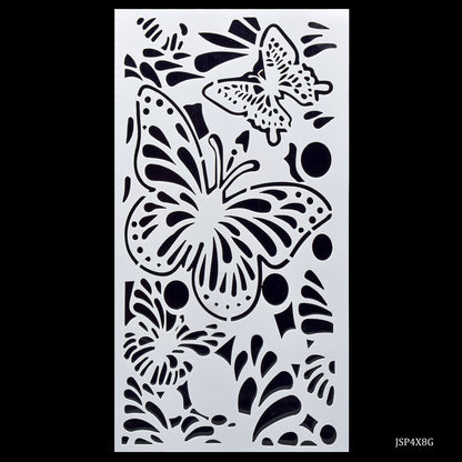 Gift To Love | Plastic Stencil | Size : 4 X 8 Inch | Code : JSP4X8G