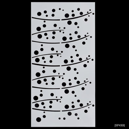 Gift To Love | Plastic Stencil | Size : 4 X 8 Inch | Code : JSP4X8J