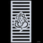Gift To Love | Plastic Stencil Ganesh | Size : 4 X 8 Inch | Code : JSP4X8M
