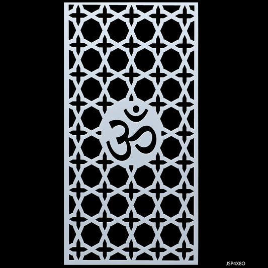 Gift To Love | Plastic Stencil Om | Size : 4 X 8 Inch | Code : JSP4X8O