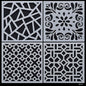 Gift To Love | Stencil Plastic | Size : 6 X 6 | Pcs : 4 Pcs Set | Code : JSP609