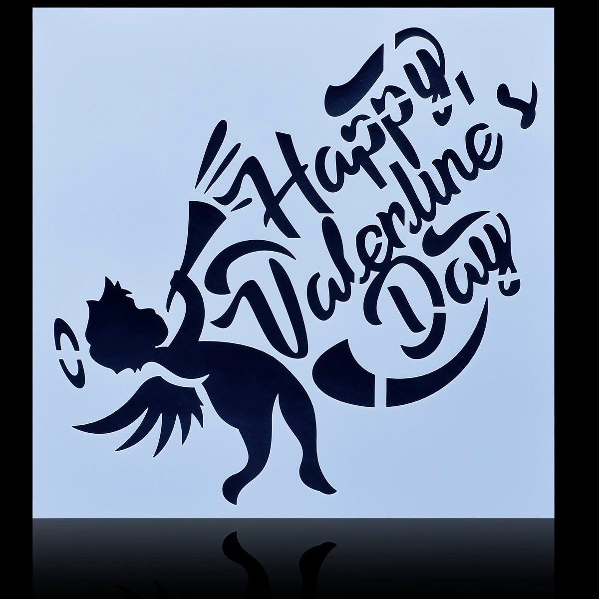 Gift To Love | Plastic Stencil | Size : 6 X 6 | Code : JSP6X6-10