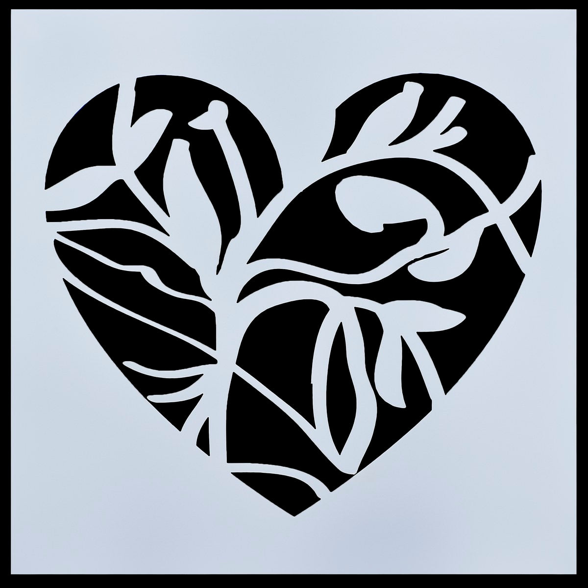 Gift To Love | Stencil Plastic | Size : 6 X 6 | Code : JSP6X6-38