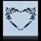 Gift To Love | Plastic Stencil | Size : 6 X 6 | Code : JSP6X6-4