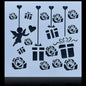 Gift To Love | Plastic Stencil | Size : 6 X 6 | Code : JSP6X6-7