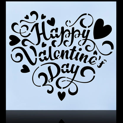 Gift To Love | Stencil Plastic | Size : 8 X 8 | Code : JSP8X8-12