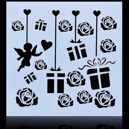 Gift To Love | Stencil Number 7 | Size : 8X8 | Code : JSP8X8-7