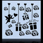 Gift To Love | Stencil Number 7 | Size : 8X8 | Code : JSP8X8-7